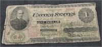 1862 One Dollar Legal Tender Note