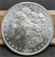 1881-S Morgan Silver Dollar, MS63