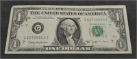 1963-B "Barr" One Dollar Federal Reserve Note
