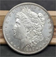 1884-O Morgan Silver Dollar, MS63