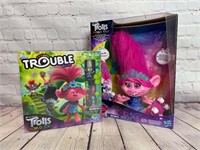 New Trolls World Tour Trouble Game & Doll