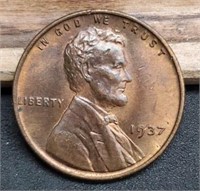 1937 Lincoln Cent, Uncirculated