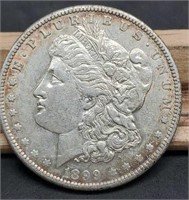 1899-O Morgan Silver Dollar, AU