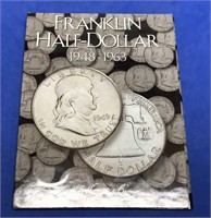 (5) Different Franklin Half Dollars