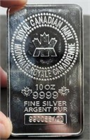 (10) oz. Silver Bar, Sold by the Ounce