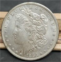 1883-O Morgan Silver Dollar, AU