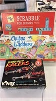 Lot of games - Scrabble Rubber Band Racers Chutes