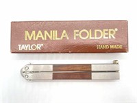 Taylor Manila Folder Body Guard Butterfly Knife