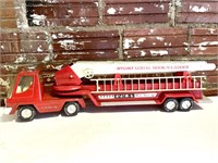 Vintage Metal Nylint Fire Truck 29” (cab and