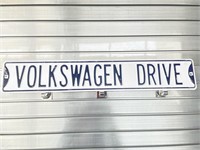 Volkswagen Drive Metal Sign 6” x 36”