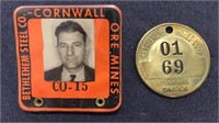 Bethlehem Steel Co. Cornwall Ore Mines IDs