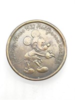 Mickey Mouse Belt Buckle 2.5” - Marked ‘Tiffany