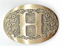 ‘H’ Belt Buckle 4”