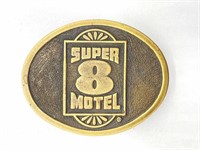 Super 8 Motel Belt Buckle 3”