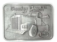 Bandag Bandit Belt Buckle 3.5”