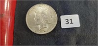 1922 Lady Liberty Silver Dollar