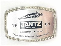 198 Jantz Mfg. Inc Belt Buckle 3.5”