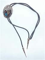 Bolo Tie with Stones  Marked ‘SSI USA’