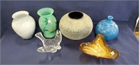 Assortment of Glass Vases