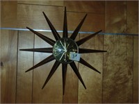 Modern Sunburst Clock