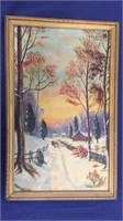 Sleigh Ride Canvas Oil Painting by Yoklisch