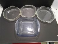 Pyrex, Fire King, Anchor Hocking Pie Plates & More