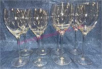 Nice swirl wine glasses (2 sizes)