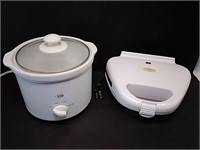 Sunbeam Pie Maker, Mini Slow Cooker, both working