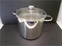 Stainless Steel Soup Pot, measures 9 inches tall