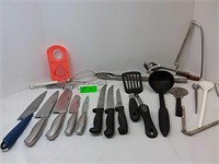 Various kitchen utensils