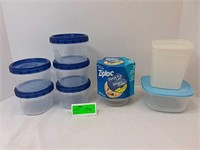 Ziploc storage containers with lids