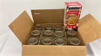 One box of twelve 250 ml jars with an unopened