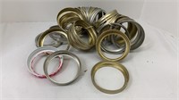 Lot of wide mouth canning rings