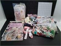 Embroidery Thread, Needlepoint Book, & More