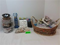 Various crafting beads and other craft items