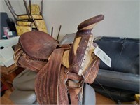 Vintage Saddle - Needs Repair