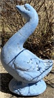 Blue Plaster Outdoor Duck