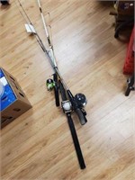 2 Heavy Duty Fishing Rods & Reels
