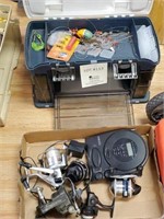 Tackle Box with Contents & 5 Reels