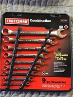 New old stock craftsman combination wrench set