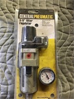 Central pneumatic 3/8 filter regulator