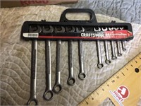 Partial set craftsman combination wrenches