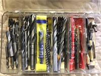 Box of miscellaneous drillbits