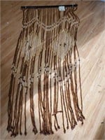 Wooden Bead Curtain - 36" Wide