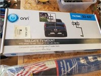 Tilting Tailgate TV Mount & Aluminum Flag Pole