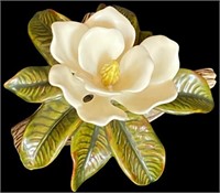 Signed Ceramic Magnolia
