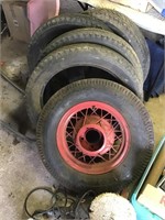 Collection of early tires