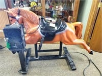 Vintage Coin-Operated Horse Kiddie Ride