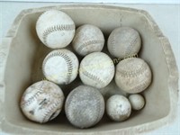 Tub of Softballs