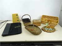 Assorted Decorative and Organizational Items